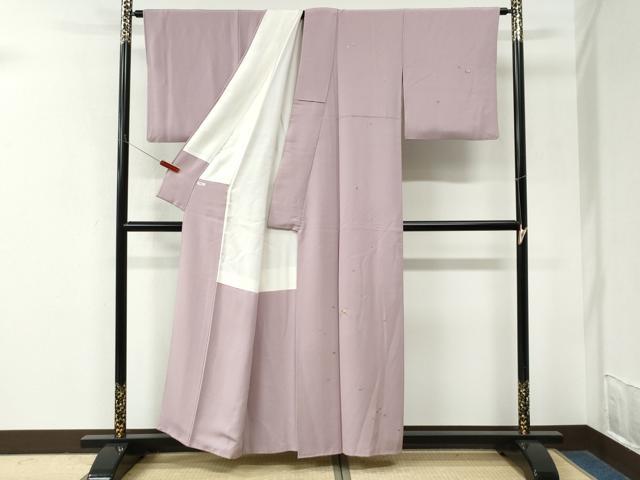 平和屋着物●訪問着　作家物　総駒刺繍　丸文　正絹　逸品　CABM3940yc