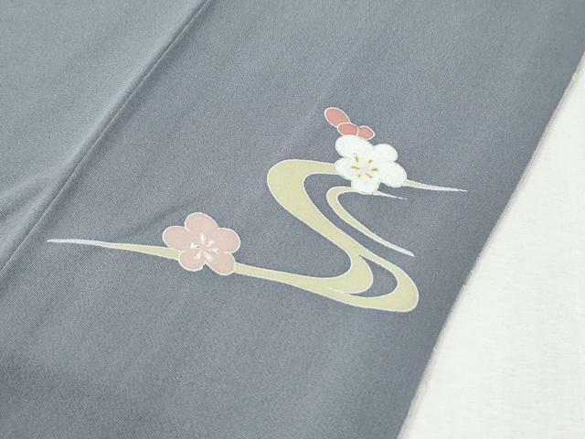 平和屋着物●訪問着　竜田川毬貝桶花文　金彩　ロング丈　正絹　逸品　未使用　CABM3945yc