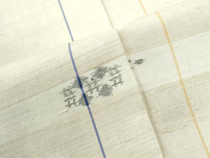 平和屋着物●本場琉球絣　紬　正絹　逸品　未使用　CABM3948yc