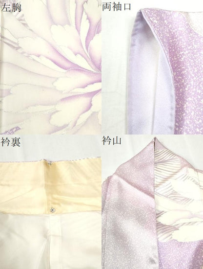 平和屋着物●豪華振袖　牡丹　銀彩　正絹　逸品　CABM3951yc