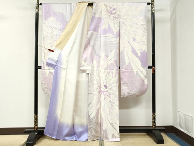 平和屋着物●豪華振袖　牡丹　銀彩　正絹　逸品　CABM3951yc