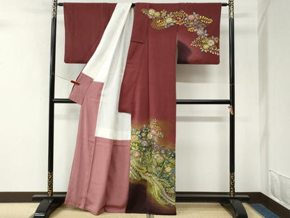 平和屋着物●訪問着　作家物　辻が花　絞り　暈し染め　正絹　逸品　CABM3977yc