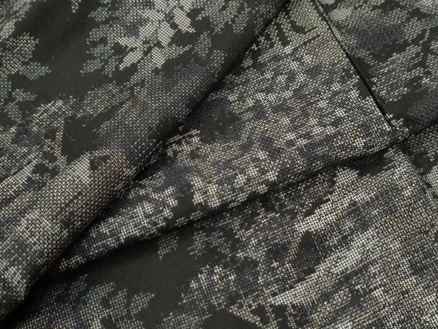 平和屋着物●本場大島紬　9マルキ　樹林風景文　正絹　逸品　CABM3982yc