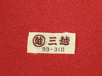 平和屋着物●豪華振袖　駒刺繍　流水鬘帯鴛鴦枝梅文　金彩　三越扱い　正絹　逸品　CABM3989yc