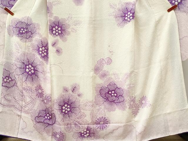 平和屋着物●豪華振袖　総絞り　花籠文　暈し染め　正絹　逸品　CABM3997yc