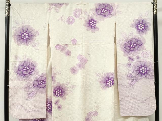 平和屋着物●豪華振袖　総絞り　花籠文　暈し染め　正絹　逸品　CABM3997yc