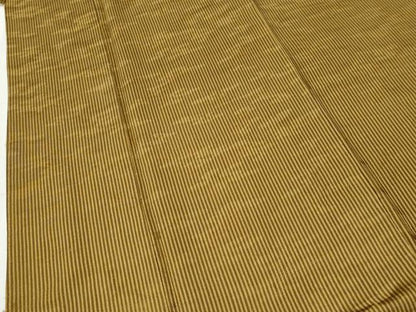 平和屋着物●上質な小紋　縞　霞文　正絹　逸品　CABM4020yc