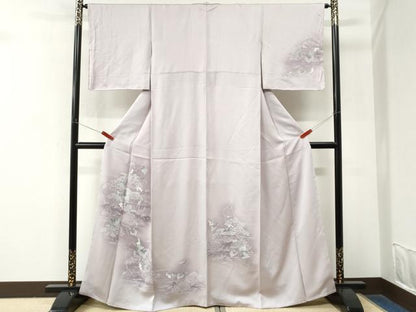 平和屋着物●訪問着　葡萄風景文　暈し染め　正絹　逸品　未使用　CABM4023yc
