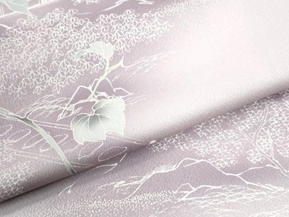 平和屋着物●訪問着　葡萄風景文　暈し染め　正絹　逸品　未使用　CABM4023yc