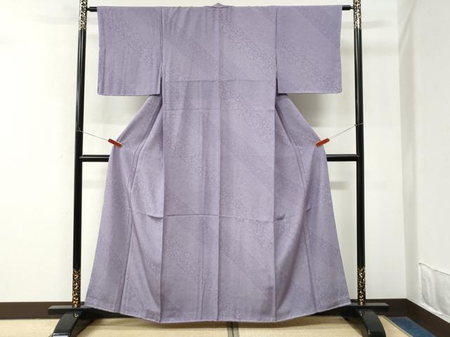 平和屋着物●江戸小紋　花唐草文　正絹　逸品　未使用　CABM4024yc