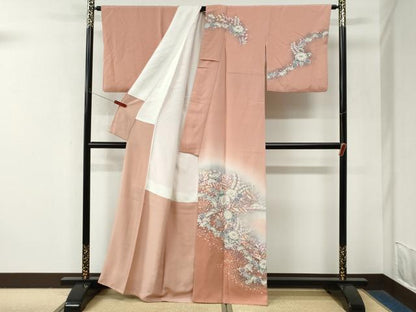 平和屋着物●訪問着　辻が花　正絹　逸品　CABM4027yc