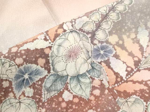 平和屋着物●訪問着　辻が花　正絹　逸品　CABM4027yc