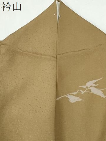 平和屋着物●訪問着　地紙枝花文　暈し染め　金彩　無落款　正絹　逸品　CABM4030yc