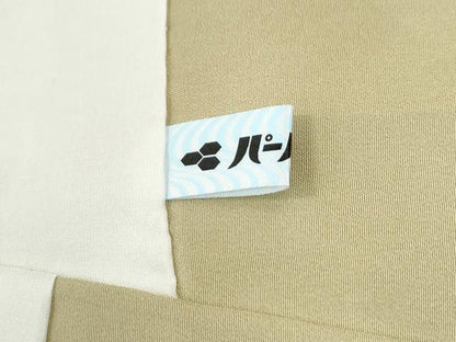 平和屋着物●上質な小紋　紬地　幾何学文様　正絹　逸品　未使用　CABM4037yc