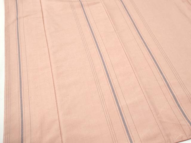 平和屋着物●上質な紬　間道　正絹　逸品　未使用　CABM4043yc