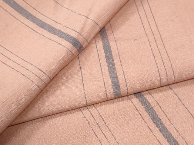 平和屋着物●上質な紬　間道　正絹　逸品　未使用　CABM4043yc
