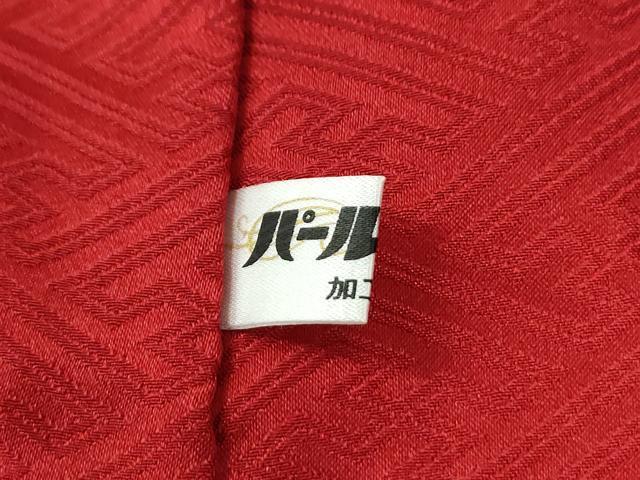 平和屋着物●豪華振袖　駒刺繍　絞り　扇面牡丹花文　金糸　正絹　逸品　CABM4050yc