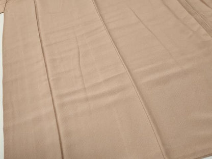 平和屋着物●本草木染作家　圓啓　色無地　ワンポイント　葡萄　水柿色　正絹　逸品　CABM4094yc