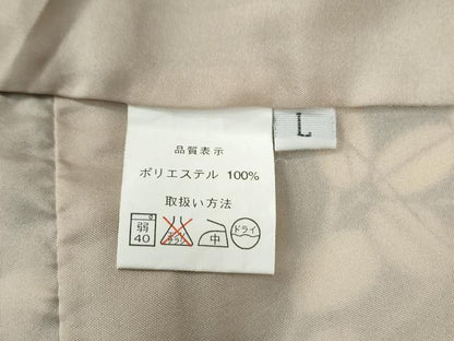 平和屋着物●小紋　草花文　黒地　洗える着物　CABM4098yc