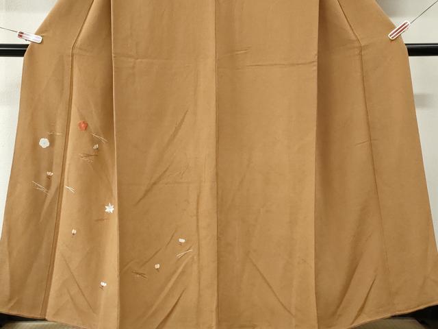 平和屋着物●訪問着　総刺繍　吹き寄せ花文　金糸　鬼しぼ縮緬　正絹　逸品　CABM4100yc