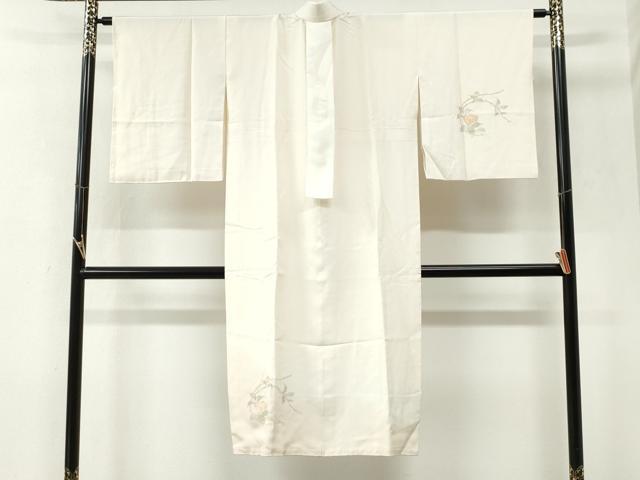 平和屋着物●長襦袢　袷　草花文　暈し染め　正絹　逸品　CABM4112yc