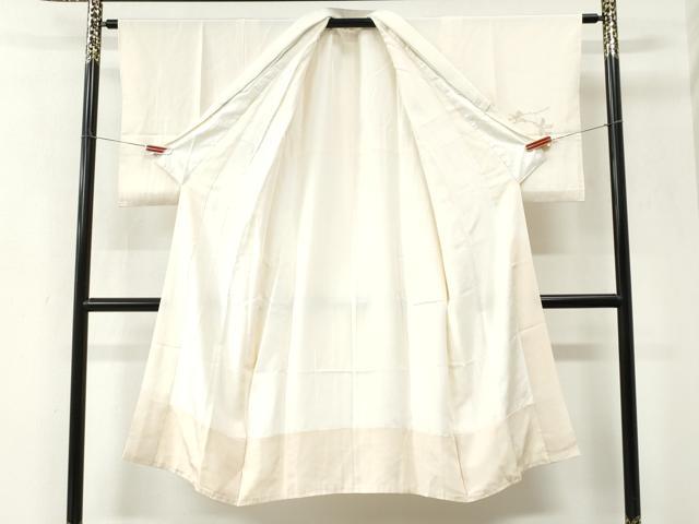 平和屋着物●長襦袢　袷　草花文　暈し染め　正絹　逸品　CABM4112yc