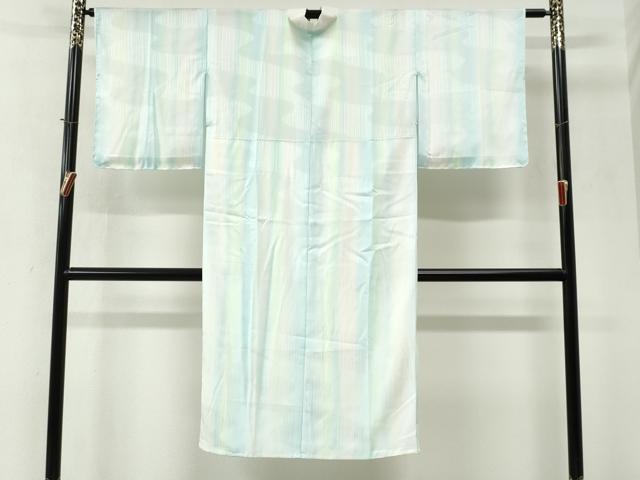 平和屋着物●長襦袢　単衣　霞地紋　暈し染め　正絹　逸品　未使用　CABM4114yc
