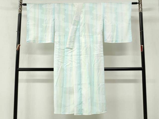 平和屋着物●長襦袢　単衣　霞地紋　暈し染め　正絹　逸品　未使用　CABM4114yc