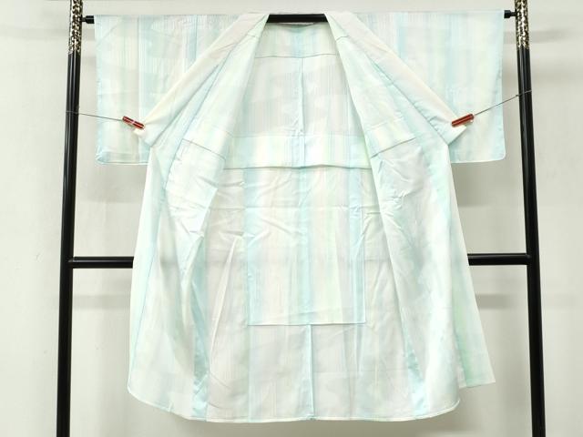 平和屋着物●長襦袢　単衣　霞地紋　暈し染め　正絹　逸品　未使用　CABM4114yc