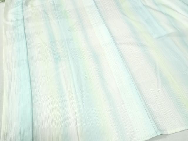 平和屋着物●長襦袢　単衣　霞地紋　暈し染め　正絹　逸品　未使用　CABM4114yc