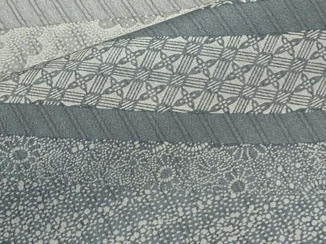 平和屋着物●訪問着　お召地　吉祥花文　正絹　逸品　CABM4125yc