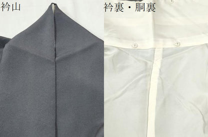 平和屋着物●訪問着　草花文　暈し染め　金彩　鬼しぼ縮緬　正絹　逸品　CABM4173yc