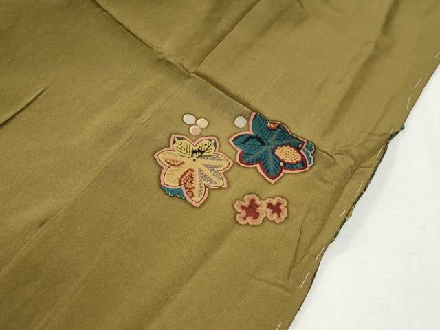 平和屋着物●中国三大刺繍　スワトウ刺繍　訪問着　辻が花　金糸　仮絵羽　正絹　逸品　未使用　CABM4197yc