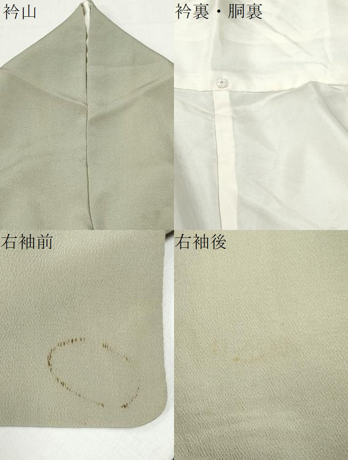 平和屋着物●訪問着　竜田川鬘帯花文　暈し染め　鬼しぼ縮緬　正絹　逸品　CABM4200yc