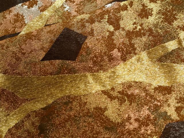 平和屋着物●ファッションデザイナー　HIROKO KOSHINO　コシノヒロコ　訪問着　破れ色紙枝花文　金銀糸　正絹　逸品　CABM4208yc