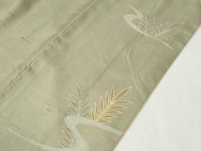 平和屋着物●訪問着　貝合わせ花文　暈し染め　金彩　ロング丈　正絹　逸品　未使用　CABM4210yc