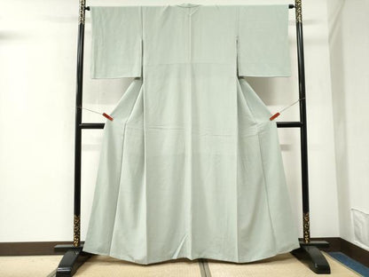 平和屋着物●上質な色無地　千草鼠色　ますいわ屋扱い　正絹　逸品　CABM4213yc