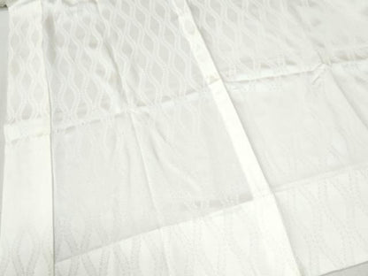 平和屋着物●長襦袢　無双仕立て　よろけ縞　枝葉地紋　三越扱い　正絹　逸品　CABM4238yc