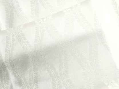 平和屋着物●長襦袢　無双仕立て　よろけ縞　枝葉地紋　三越扱い　正絹　逸品　CABM4238yc