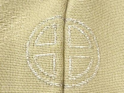 平和屋着物●上質な色無地　霞地紋　青朽葉色　正絹　逸品　CABM4241yc