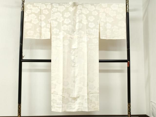 平和屋着物●長襦袢　無双仕立て　梅地紋　正絹　逸品　未使用　CABM4243yc