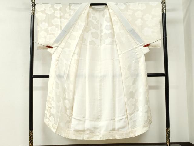 平和屋着物●長襦袢　無双仕立て　梅地紋　正絹　逸品　未使用　CABM4243yc