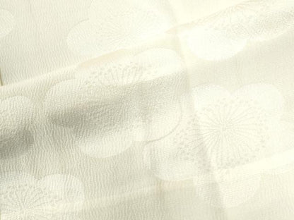 平和屋着物●長襦袢　無双仕立て　梅地紋　正絹　逸品　未使用　CABM4243yc