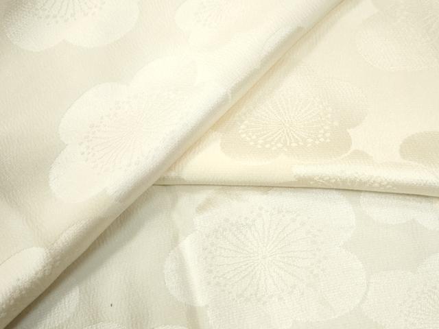 平和屋着物●長襦袢　無双仕立て　梅地紋　正絹　逸品　未使用　CABM4243yc