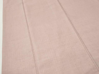 平和屋着物●結城紬　色無地　撫子色　正絹　逸品　CABM4245yc