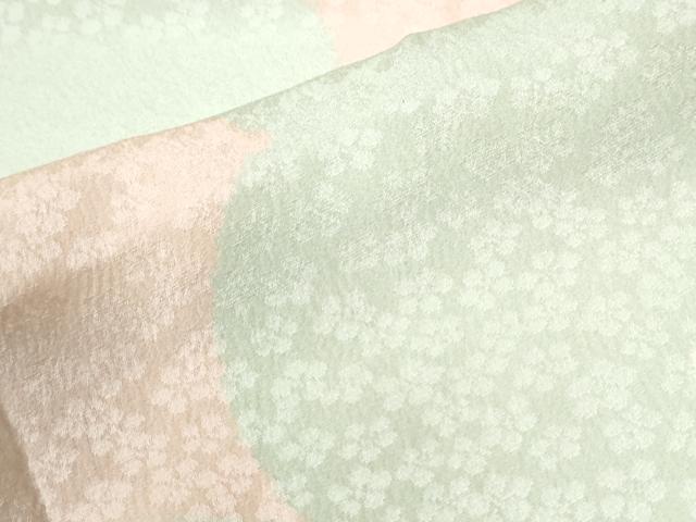 平和屋着物●長襦袢　無双仕立て　舞花文　正絹　逸品　CABM4266yc