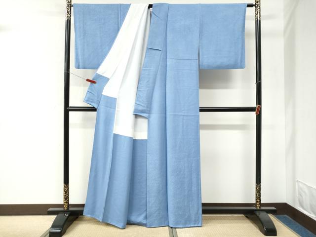 平和屋着物●上質な色無地　霞地紋　薄花桜色　正絹　逸品　CABM4304yc