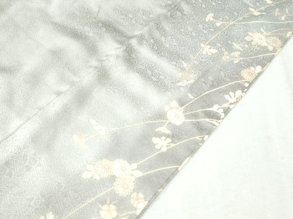 平和屋着物●訪問着　地紙草花文　暈し染め　金彩　正絹　逸品　CABM4310yc
