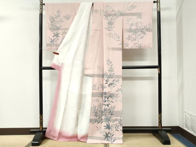 平和屋着物●訪問着　作家物　霞枝花文　正絹　逸品　未使用　CABM4325yc