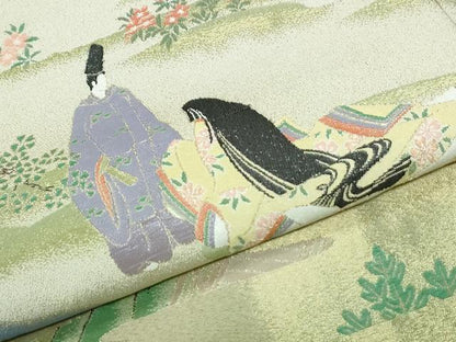 平和屋着物●豪華色留袖　寿光織　かぐや姫伝説　暈し染め　金糸　正絹　逸品　未使用　CABM4330yc